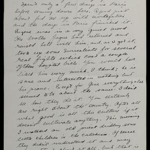 a page of handwritten text