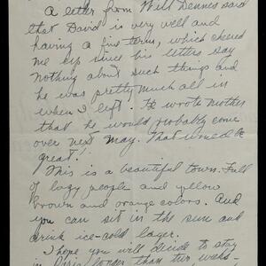 a page of handwritten text