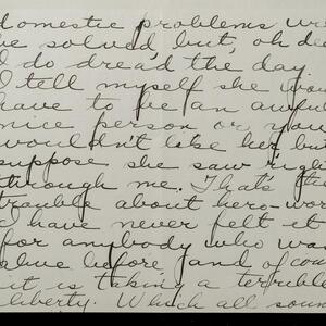 a page of handwritten text