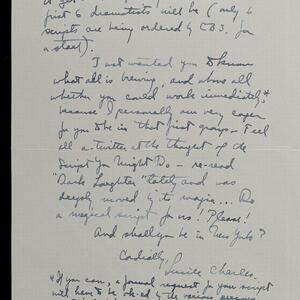 a page of handwritten text