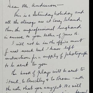 a page of handwritten text