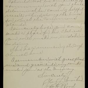 a page of handwritten text