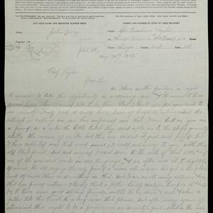 a page of handwritten text