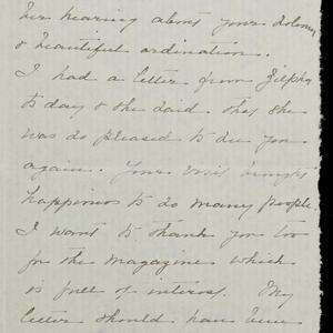 a page of handwritten text