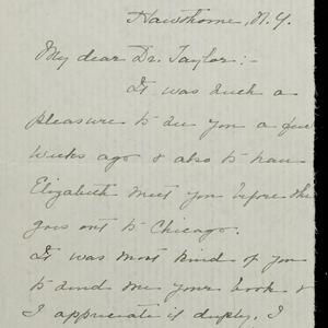 a page of handwritten text