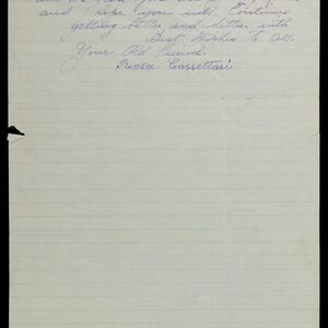 a page of handwritten text