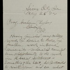a page of handwritten text
