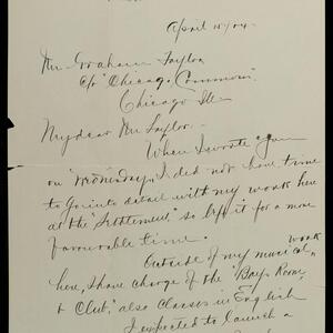 a page of handwritten text