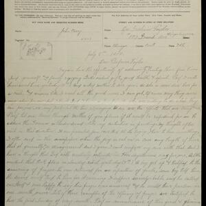 a page of handwritten text