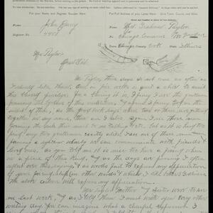 a page of handwritten text