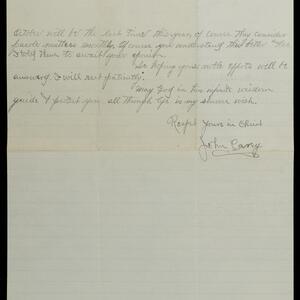 a page of handwritten text