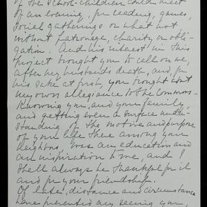 a page of handwritten text
