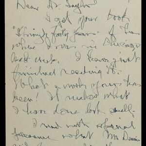a page of handwritten text