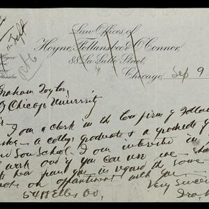 a page of handwritten text