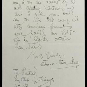 a page of handwritten text