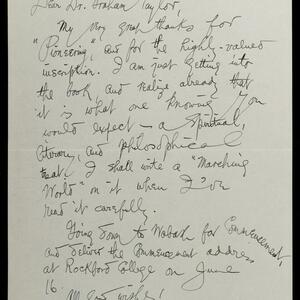a page of handwritten text