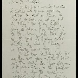 a page of handwritten text
