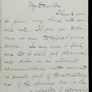 a page of handwritten text