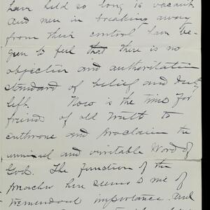 a page of handwritten text