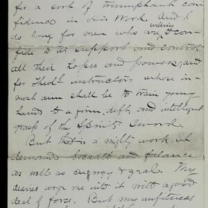 a page of handwritten text