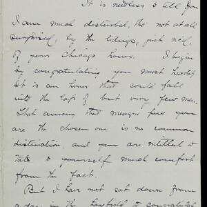 a page of handwritten text