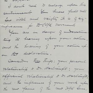 a page of handwritten text