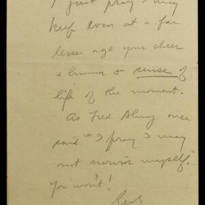 a page of handwritten text