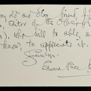 a page of handwritten text