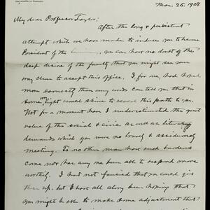 a page of handwritten text