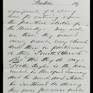 a page of handwritten text