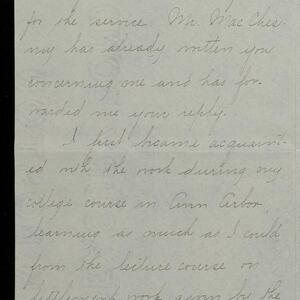 a page of handwritten text
