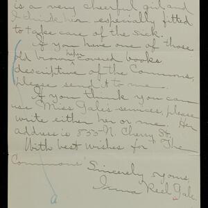a page of handwritten text