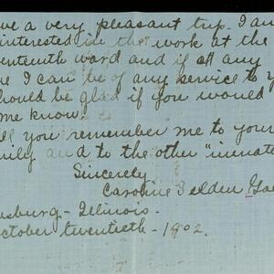 a page of handwritten text