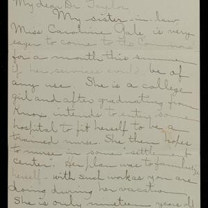 a page of handwritten text