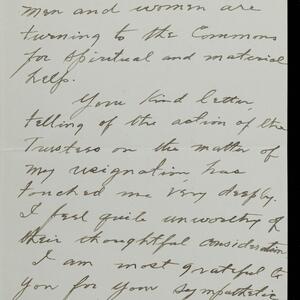 a page of handwritten text