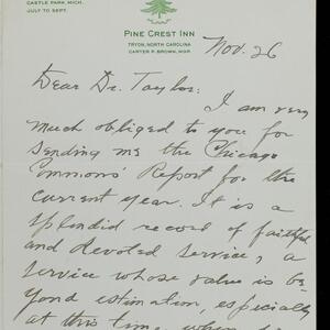 a page of handwritten text