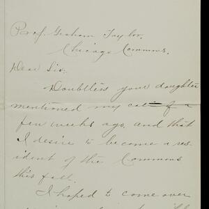 a page of handwritten text