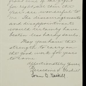 a page of handwritten text