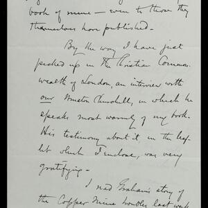 a page of handwritten text