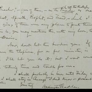 a page of handwritten text