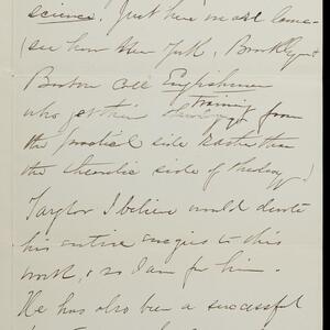 a page of handwritten text