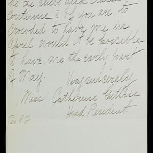 a page of handwritten text