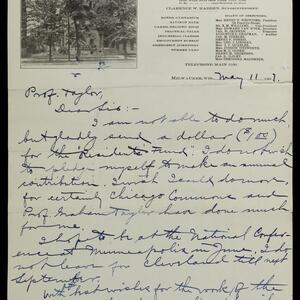 a page of handwritten text