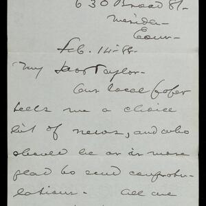 a page of handwritten text