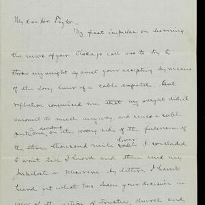 a page of handwritten text