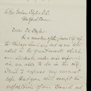a page of handwritten text