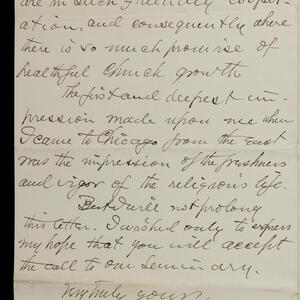 a page of handwritten text