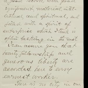 a page of handwritten text