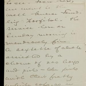 a page of handwritten text