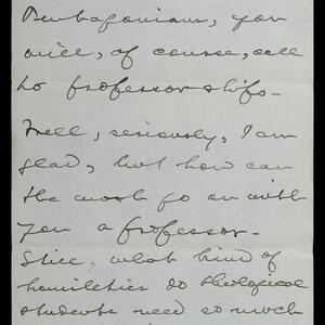 a page of handwritten text
